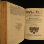 1695 ENORMOUS Council Trent FOLIOS Italian Pigantelli Canonicae Catholic Church