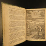 1736 DUTCH Little Holy Bible 150 Illustrated Allegory ART Bybel Amsterdam RARE