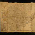 1861 Washington DC MAP US 36th Congress Directory America Politics Civil War