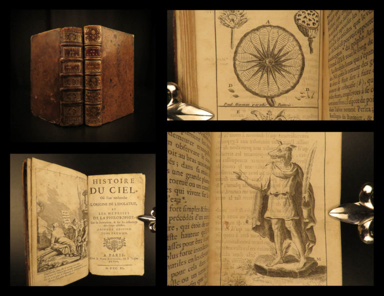 Image of 1740 Occult Astronomy Astrology Cosmogony Egyptian Mythology Pagan 2v Pluche Sky