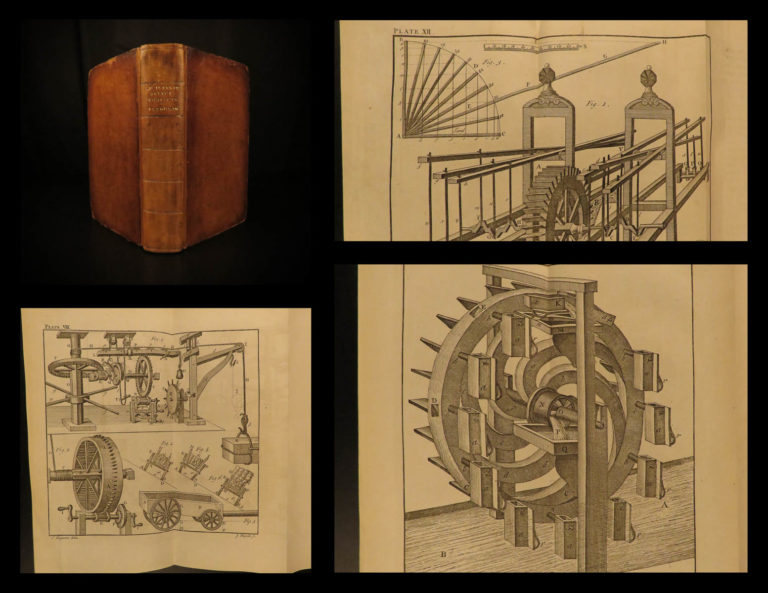 Image of 1793 James Ferguson Physics Mechanics Inventions Astronomy Isaac Newton Clocks