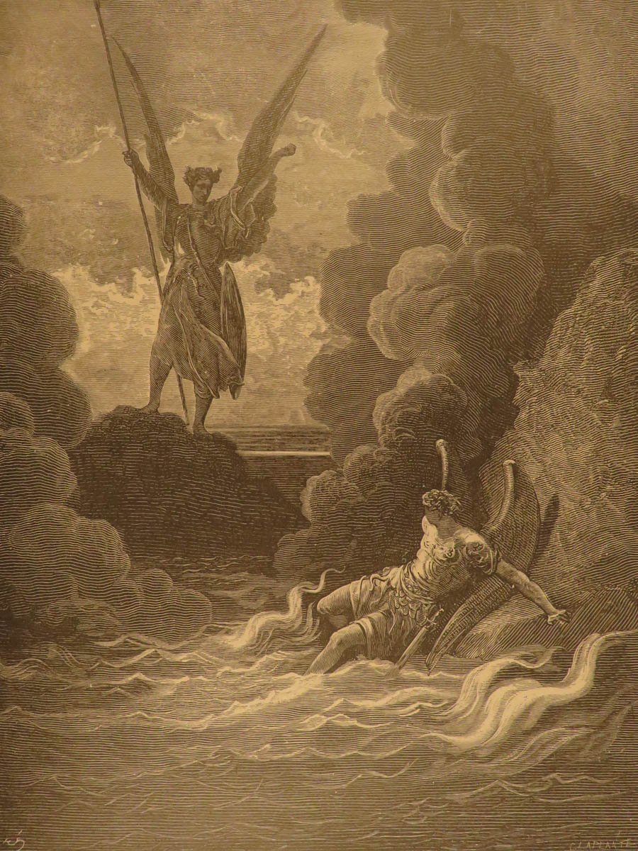 1887 1ed Dore Masterpieces Illustrated Dante Bible Milton Fontaine ...