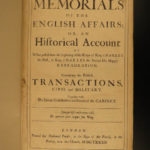 1682 England Civil War 1ed Whitlocke Memorials of Charles I Cromwell FOLIO RARE