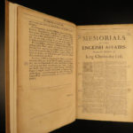 1682 England Civil War 1ed Whitlocke Memorials of Charles I Cromwell FOLIO RARE