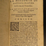 1590 POPES Lives Platina Catholic Church Sacchi Italian Panvinio Venice Medici