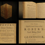 1681 POPISH PLOT 1ed Sermon Conspiracy Charles II Jekyll Mystery of Iniquity
