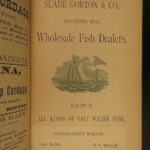 1882 1ed Fisherman’s Own Shipwrecks Fishing Anglers Massachusetts Whaling Whales