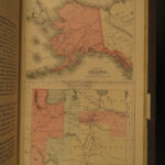 1882 Our Western Empire America INDIANS California Gold Mining Atlas MAPS Texas