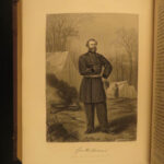 1863 1ed Portrait Gallery Illustrated Lincoln Grant Bronte Dickens Washington 2v