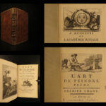 1760 Art of Painting 1ed by Watelet Illustrated Poem da Vinci Michelangelo Durer