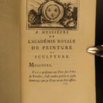 1760 Art of Painting 1ed by Watelet Illustrated Poem da Vinci Michelangelo Durer