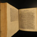 1775 DUTCH BIBLE Leiden Biblia Sacra Netherlands Holland Luchtmans Protestant
