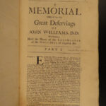 1693 King James William Laud Puritans 1ed Hacket Scrinia Reserata John Williams