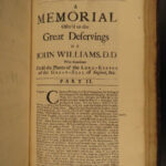 1693 King James William Laud Puritans 1ed Hacket Scrinia Reserata John Williams