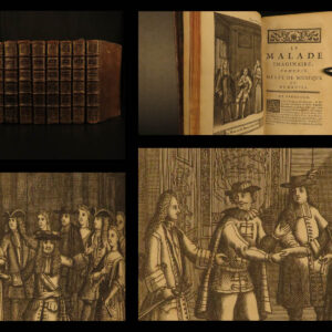 1730 Works of MOLIERE French Literature Misanthrope School for Wives 8v SET