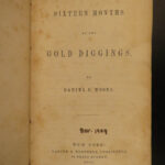 1851 1st ed Sixteen Months Gold Diggings Woods California Gold Rush Mining RARE