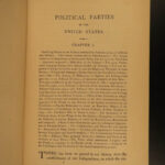 1867 1st ed President Martin van Buren Origin of Political Parties Government