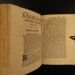 1696 FALL of ROME Salvian Gaul & Vincent Lerins Early Christian Martyrdom RARE