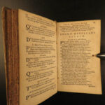 1637 1ed RARE Scottish Poetry Jon Scotstarvit Florentius Volusenus SCOTLAND Delitiae