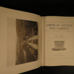 1904 1st ed American Estates & Gardens Architecture White House Illustrated RARE