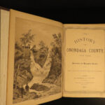 1878 1ed Onondaga County New York Revolutionary WAR Indians Syracuse Illustrated
