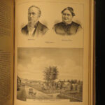 1878 1ed Onondaga County New York Revolutionary WAR Indians Syracuse Illustrated