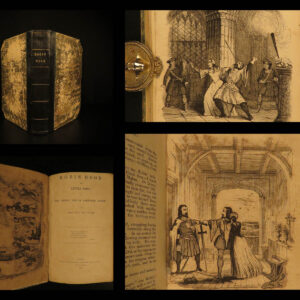 1840 Robin Hood Legendary English Folklore Ballads Poems Illustrated Little John