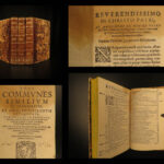 1583 Loci Communes Dadre History Lexicon Erasmus Mythology Philosophy Cicero 3v