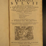 1698 1ed Summa AQUINAS Francis Sylvius Commentary Existence God Catholic FOLIO