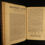 1698 1ed Summa AQUINAS Francis Sylvius Commentary Existence God Catholic FOLIO