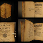 1653 Table of Cebes Stoic Philosophy Greek Latin Cebetis Tabula French Platonic