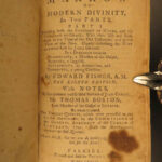 1789 1ed Marrow of Modern Divinity SCOTLAND Scottish Marrow Controversy Falkirk