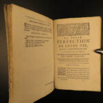 1660 Capuchin Devotional by Reims True Perfection of Life Spiritual Exercises