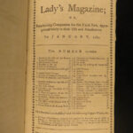 1789 Lady’s Magazine Captain Cook Voyages Architecture Louvre Etna Volcano