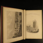 1875 LONDON Illustrated History Castles Landscape Scenery 9v SET Charles Knight