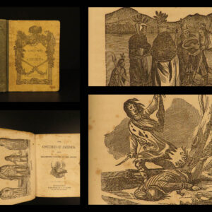 1852 1st ed Costumes of America Native American INDIAS Comanche Eskimos Mexicans