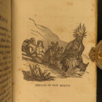 1852 1st ed Costumes of America Native American INDIAS Comanche Eskimos Mexicans