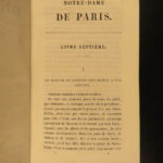 1841 Hunchback of Notre Dame de Paris Victor Hugo French Literature Quasimodo