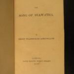 1851 EXQUISITE Wadsworth Longfellow Song of Hiawatha Golden Legend Miles Standish