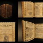 1625 Italian Renaissance Bracciolini Lo Scherno Degli of gods Mythology TASSO