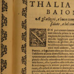 1625 Italian Renaissance Bracciolini Lo Scherno Degli of gods Mythology TASSO