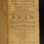 1797 1ed AMERICAN Naval Gazetteer Voyages Malham Sailing MAPS Atlas Africa Ports