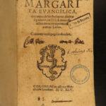 1545 DUTCH & French Mysticism Margarita Evangelica of Eschius Mary I Feminism