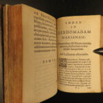 1609 Irish Richard Stanihurst 1ed Catholic Hebdomada Mariana Mariology MARY