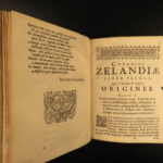 1634 Chronici Zelandiae Netherlands Zeeland Myths Dutch History Jacob Eyndius