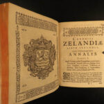 1634 Chronici Zelandiae Netherlands Zeeland Myths Dutch History Jacob Eyndius
