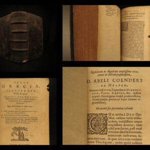 1626 GREECE 1ed Ubbo Emmius Graecorum Illustrata Greek Government Elzevier Law