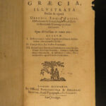 1626 GREECE 1ed Ubbo Emmius Graecorum Illustrata Greek Government Elzevier Law