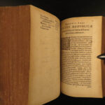 1626 GREECE 1ed Ubbo Emmius Graecorum Illustrata Greek Government Elzevier Law