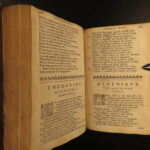 1652 GREEK Poetry Hesiod Pythagoras Theocritus Phocylides Greek Latin Cambridge